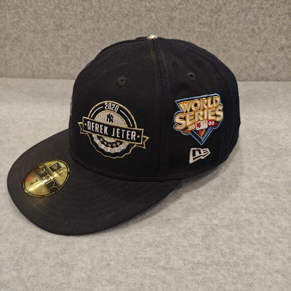 New Era Other - New York Yankees Derek Jeter Hat Cap Fitted Mens 7 1/2 MLB World Series New Era